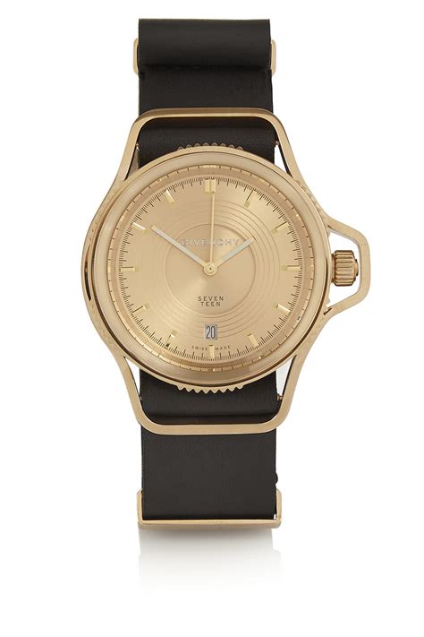 givenchy seventeen watch gold|Watch of the Week: Givenchy Seventeen Black & Gold Limited .